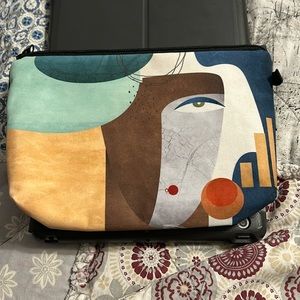 Cosmetic bag, abstract